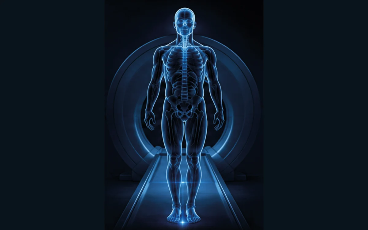 Full body MRI scan visualization